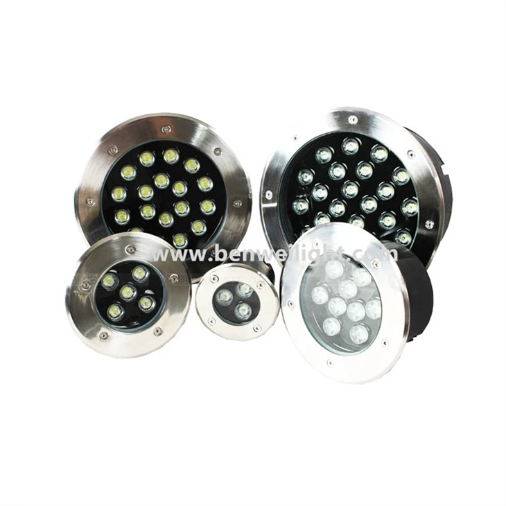 12V/24V In-zemní LED pohřbené světlo