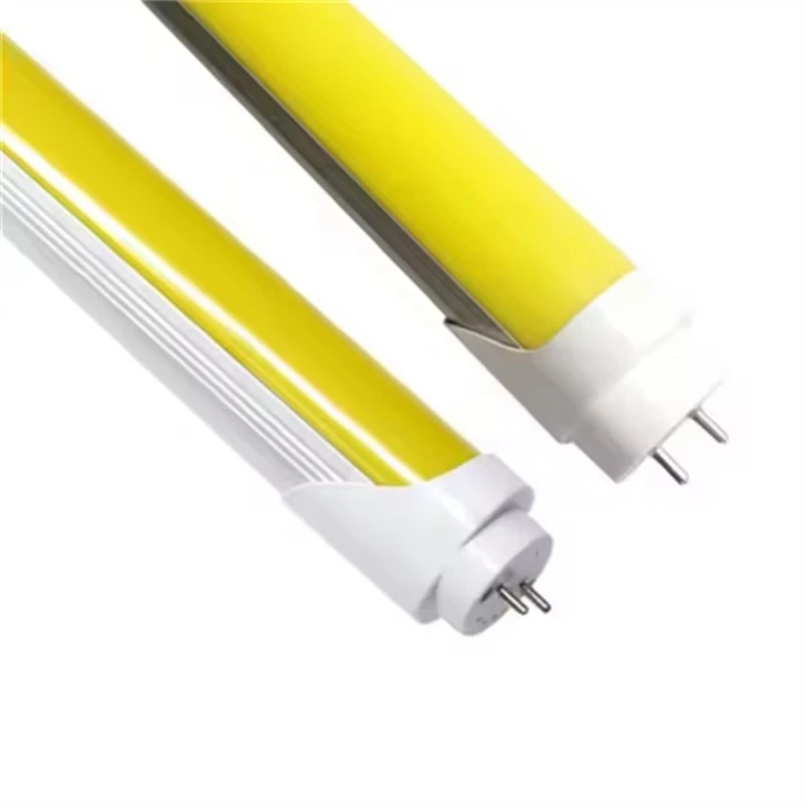 9W žluté krycí trubice LED světlo Anti UV