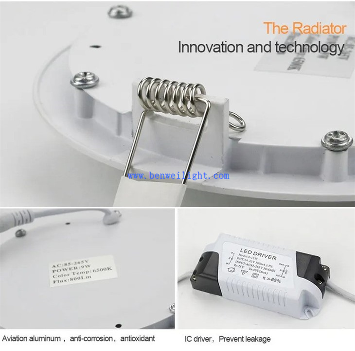 Recessed Dimmable LED Panel Downlights 2