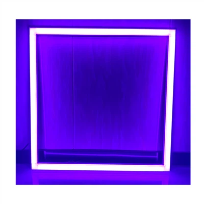 120-277V moderní LED stmívatelné ploché panelové svítidlo RGBW, vhodné pro řešení malých prostor v domácnostech a kancelářích.