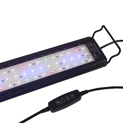 LED akváriové světlo navržené pro 10 - 55 galonové nádrže, s praktickým vypínačem pro snadné ovládání - vypnutí, ideální pro osvětlení vodních rostlin a předvádění ryb.