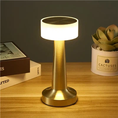 Elegantní noční lampa LED s houbami - Nastavitelné světlo na čtení s pohodlím pro oči