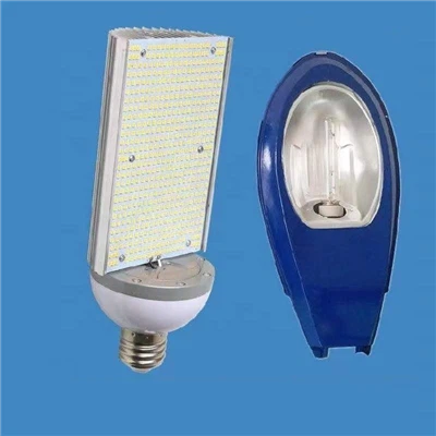 E40 šroub-do kukuřičné lampy s horizontální zástrčkou LED