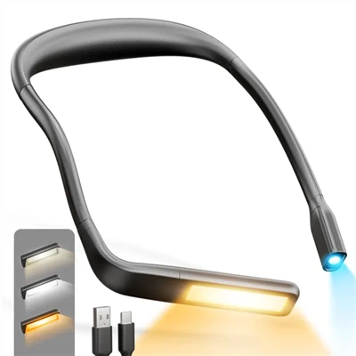 Dobíjecí LED světlo na čtení na krk - Flexibilní oko-Péče o knihu (velkoobchod na zakázku)