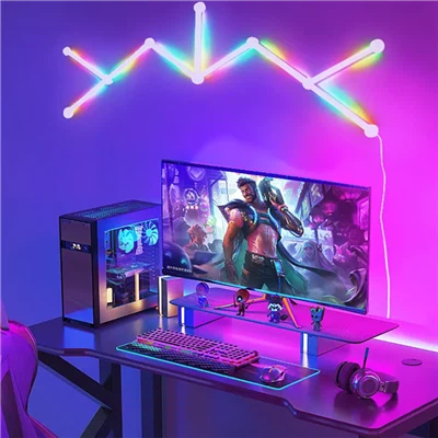 Inteligentní RGB LED nástěnná světla – synchronizace hudby a dekorace do herny