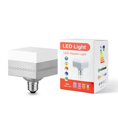 Čtvercové LED žárovky - B22/E27|13-38W|Energeticky efektivní