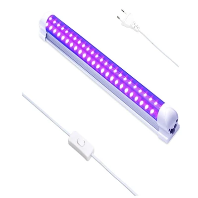 T8 10W 48leds UV LED trubice Blacklight 365nm 395m 85-265v