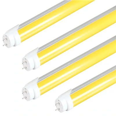 Žlutý kryt T8 Led trubice 2000K 3000k